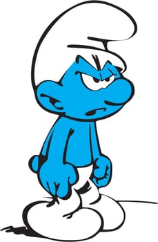 smurf comics cartoon illustration