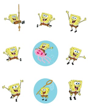 sponge bob cartoon illustration