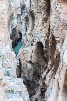 'El Caminito del Rey' (King's Little Path), World's Most Dangerous Footpath reopened in May 2015. Ardales (Malaga), Spain.