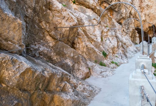 'El Caminito del Rey' (King's Little Path), World's Most Dangerous Footpath reopened in May 2015. Ardales (Malaga), Spain.