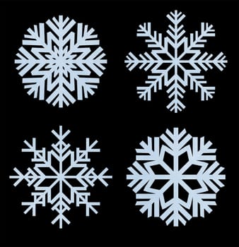 snowflakes black  blackgorund crystal