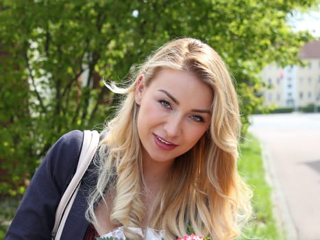 Singer Anna Carina Woitschack on a promotional tour for her new CD - Ich wollte nie dein Engel sein - on 25.04.2017 in Staßfurt