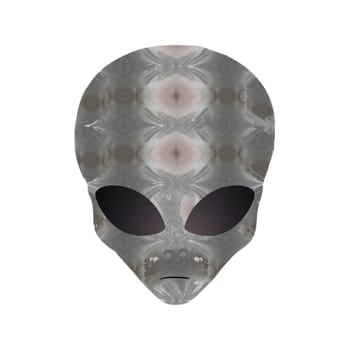 alien gray head illustration