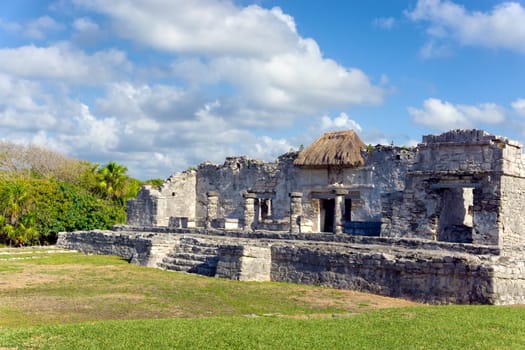 Ancient Mayan ruins in Tulum, Mexico