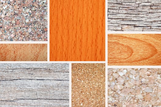 Collection of wooden backgrounds with different patterns.