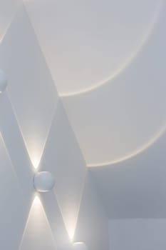 Abstract Warm Light On Wall, stock photo