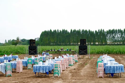 traditional thai rural banquet event