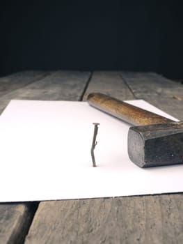 Business concept image with a concluding contract