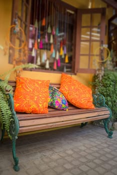 Dream Catcher Decorated Home Window, stock photo