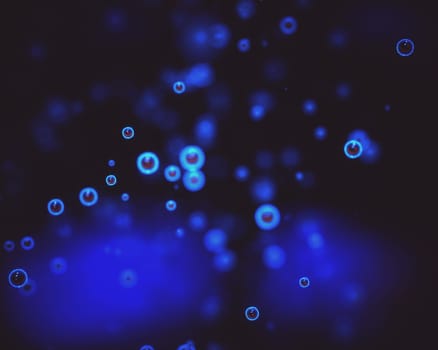 3D illustration. Abstract background of living microorganism.