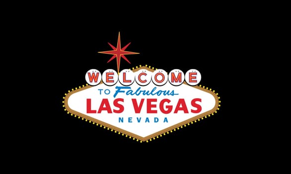 las vegas sign strip logo