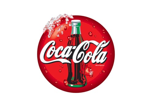 coca-ccola  logo illustration  ice