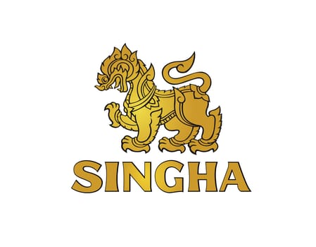 singha beer illustration Thailand