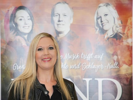 Julia Breuer (Gruppe Wind) during her promotional tour for her new CD "Liebes Leben"" on 05.05.2017 in Staßfurt"