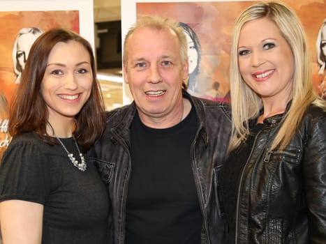 Group Wind (Carolin Frölian,Andreas Lebbing and Julia Breuer) during their promotional tour for their new CD "Liebes Leben"" on 05.05.2017 in Staßfurt"