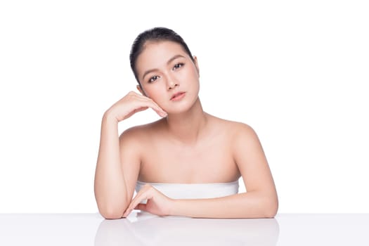 Skin care. Beautiful Asian Woman Portrait. Cosmetology , beauty and spa.