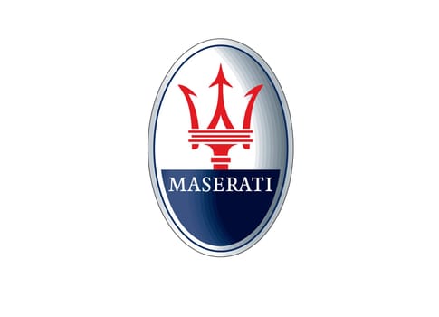 Maserati car luxury logo