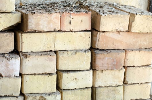 Pile of old bricks