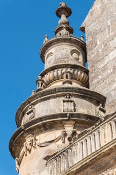 Savior Chapel (El Salvador) detail facade, Ubeda, Jaen, Spain