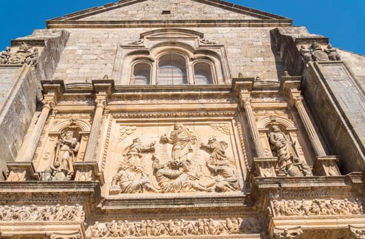 Savior Chapel (El Salvador) detail facade, Ubeda, Jaen, Spain