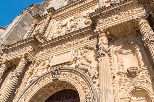 Savior Chapel (El Salvador) detail facade, Ubeda, Jaen, Spain