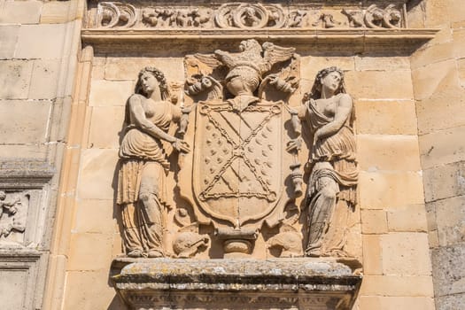 Savior Chapel (El Salvador) detail facade, Ubeda, Jaen, Spain