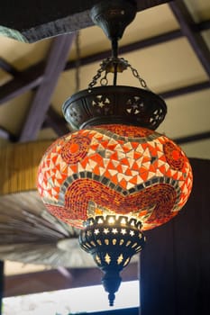 Interior Decorating Hanging Lantern Lamps, stock photo