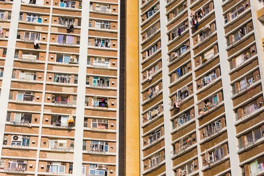 hong kong public estate at day