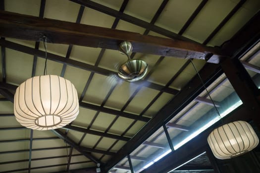 Interior Decorating Hanging Lantern Lamps, stock photo