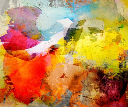 summer colorful colorful abstract contrasts shades watercolor