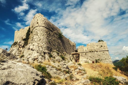 Stari Grad - Fortica - the ruins of pirate fortress above the town of Omis
