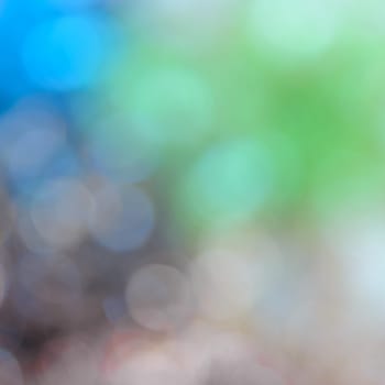 Abstract colorful bokeh background of defocused twinkling lights