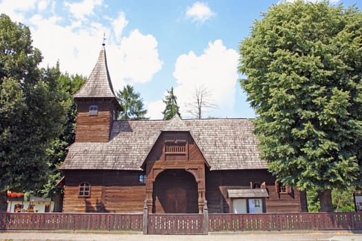 The chapel of St. Barbara, wooden church near Velika Gorica, Croatia