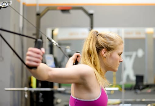 Woman in the gym
