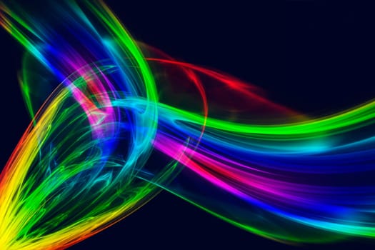 colorful veil shapes