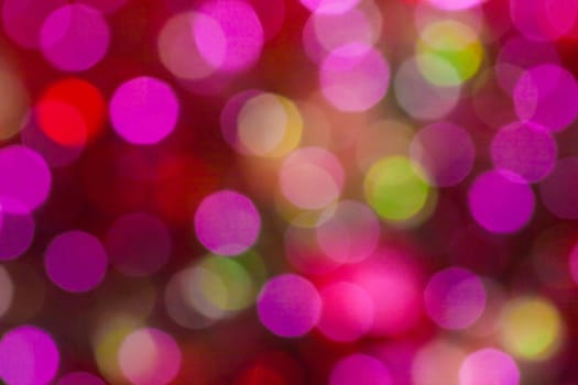 colorful light points