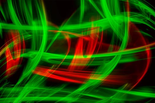 red-green veil shape