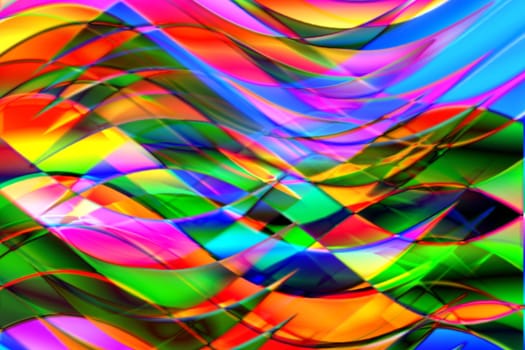 colorful waves