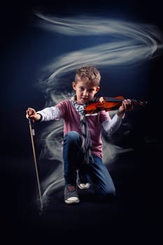 Boy with violin