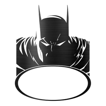 batman comic logo illustration empty