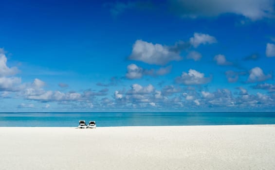 beautiful tropical beach and sea at maldives