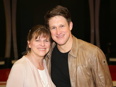 Matthias Steiner with his mother Michaela during the MDR Mother's Day show with Stefanie Hertel - Broadcast on May 13,2017