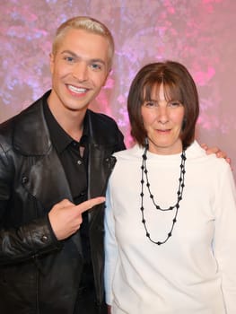 Julian David with his mother Ursula during the MDR Mother's Day show with Stefanie Hertel - Broadcast on May 13,2017