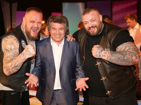 Andy Borg and Haudegen during the MDR Mother's Day Show with Stefanie Hertel - Broadcast on May 13,2017