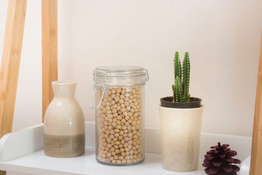 White Mini iItems Of Home Decoration, stock photo