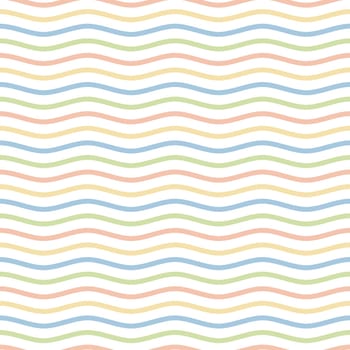 seamless background with abstract waved pattern with light colors
