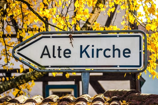 Sign - Old Church