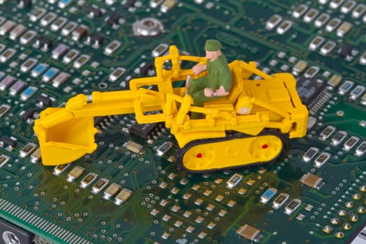 Circuit board of a hard disk drive