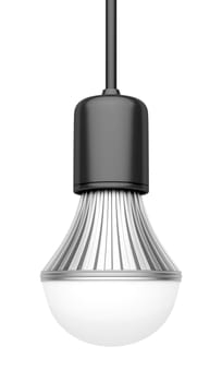 LED light bulb isolated on white background