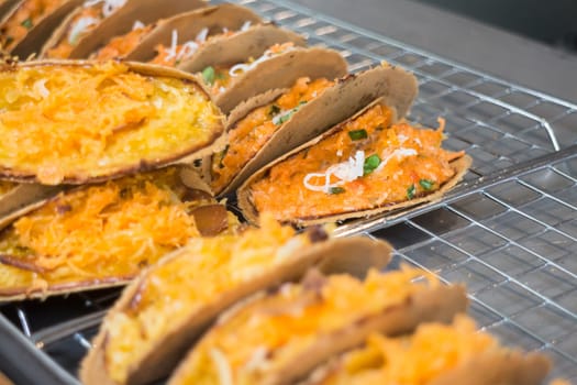 Fresh Bake Delicious Thai Pancake, stock photo